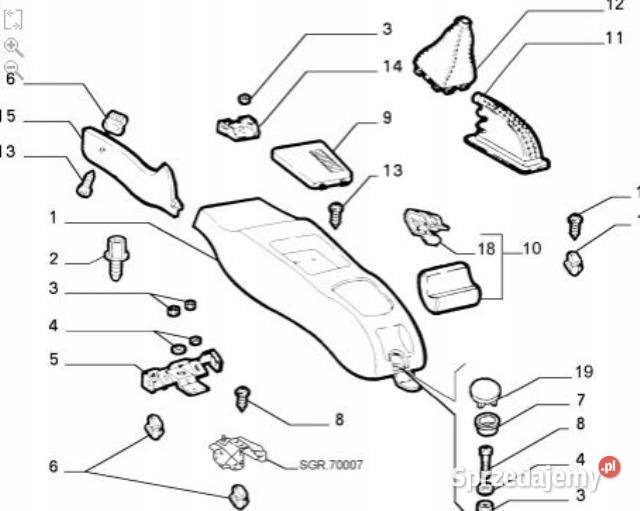 OSLONA BOCZNA KOKPITU FIAT PALIO 9711 SIENA 9712 osobowe