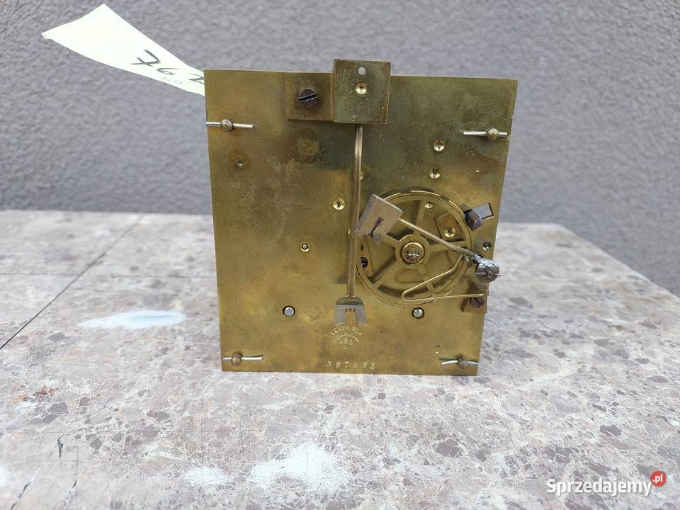 762 Mechanizm zegara ściennego Lenzkirch pełna