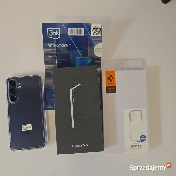 Nowy SAMSUNG S25 256 GB FOLIA 3MK ETUI SPIGEN Wrocław