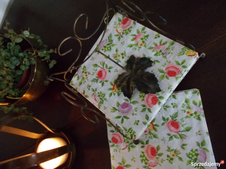 Serwetnik z Przyciskiem Metalowy Serwetnik Szczecin sprzedam