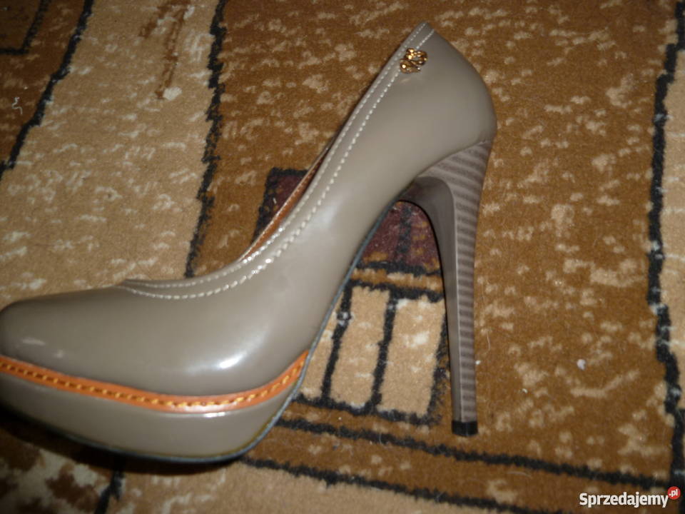 Szpilki nude 36 Rozmiar 36 Czółenka