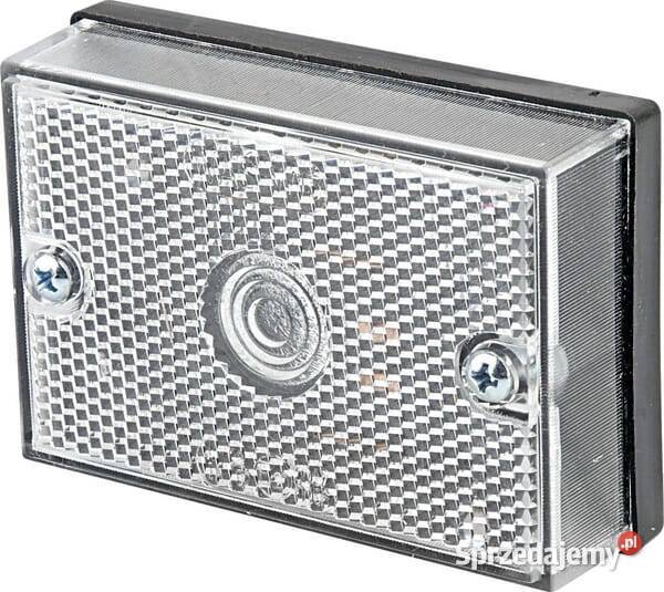 Lampa obrysowa prostokątna 1224V biała Kamionna