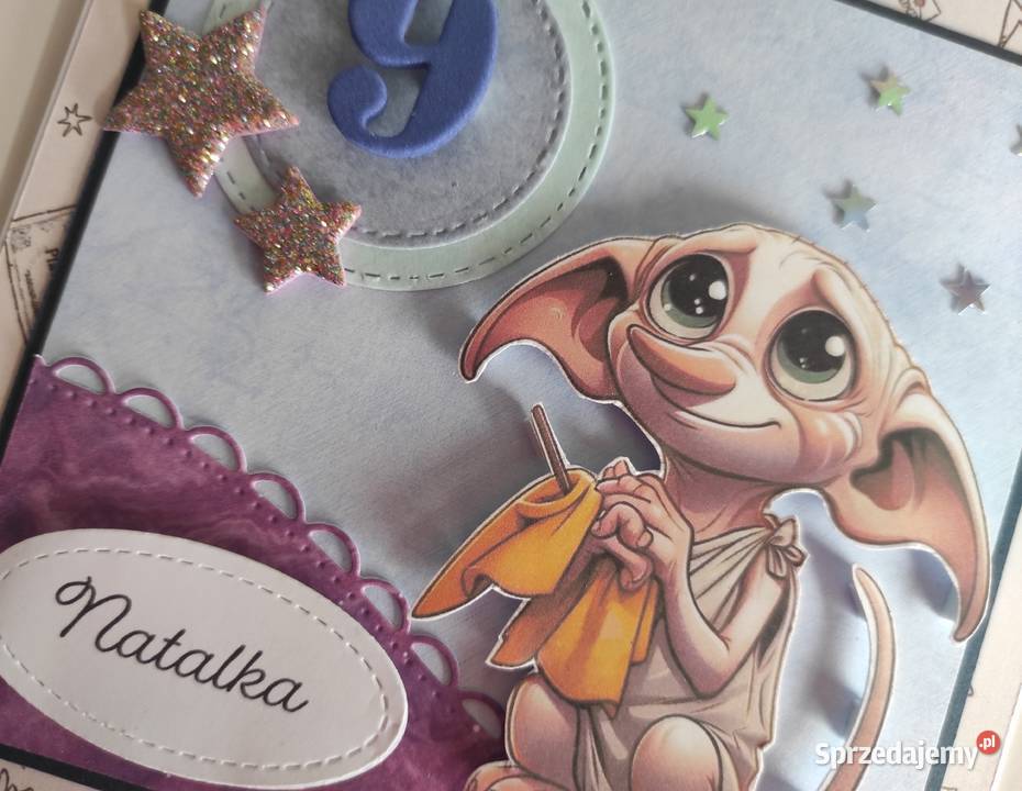 Personalizowana kartka ręcznie robiona na