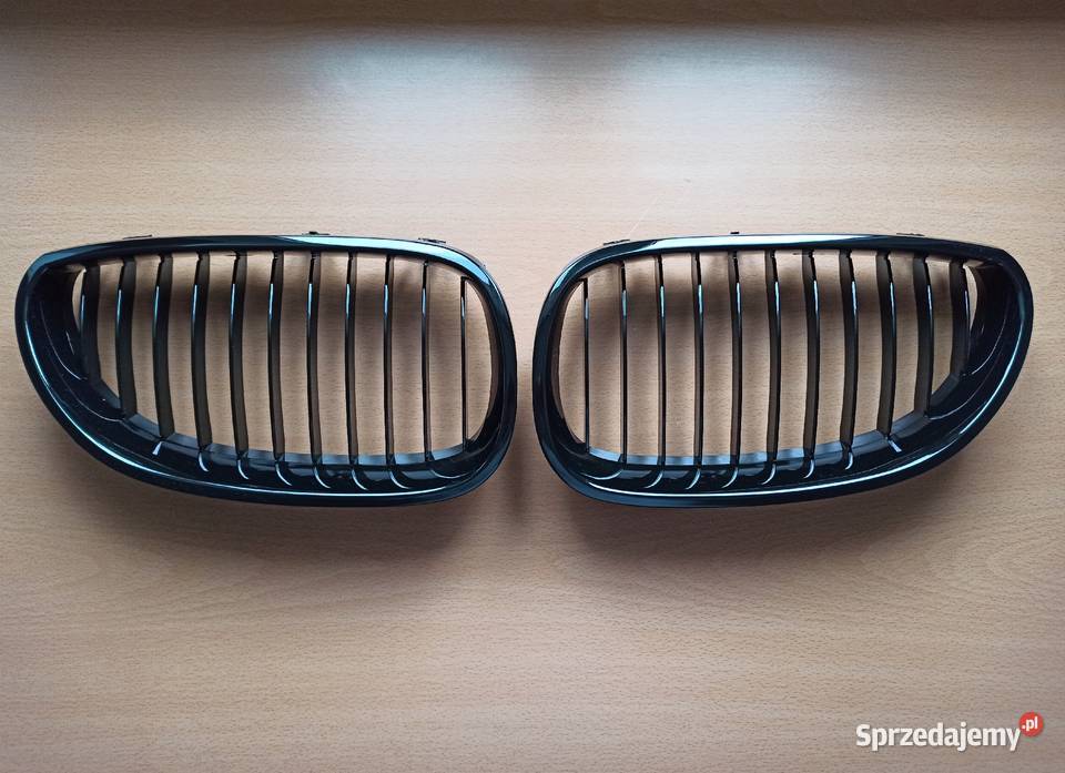 Nowe nerki czarny połysk BMW E60 E61 grill Łódź