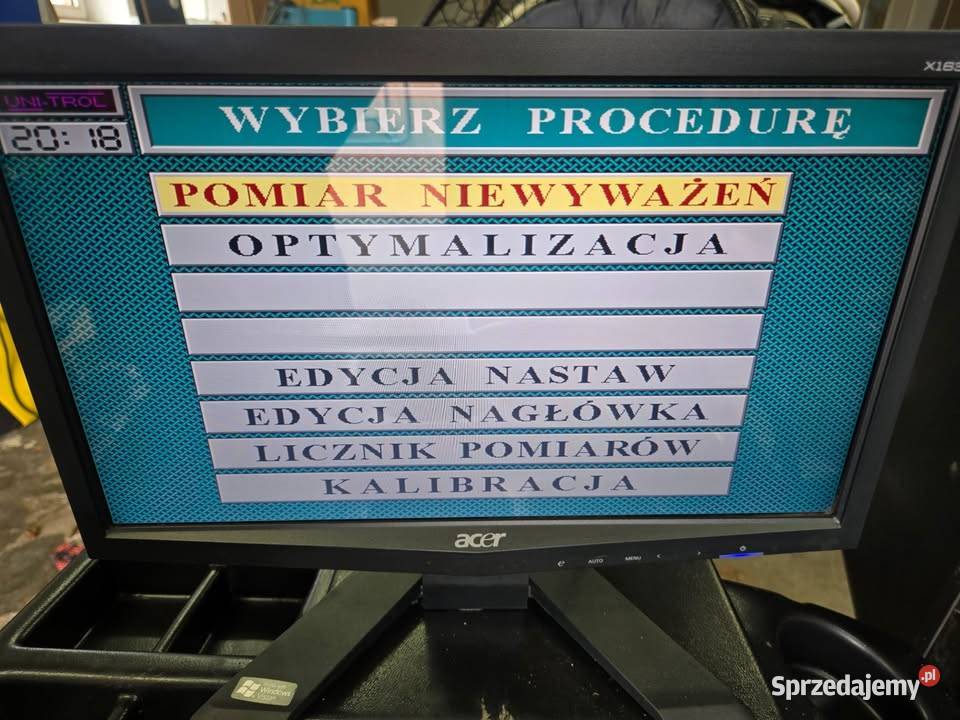 Wyważarka uniTROLL 2251 P monitor acer 5 0 2 6 7 Pabianice sprzedam