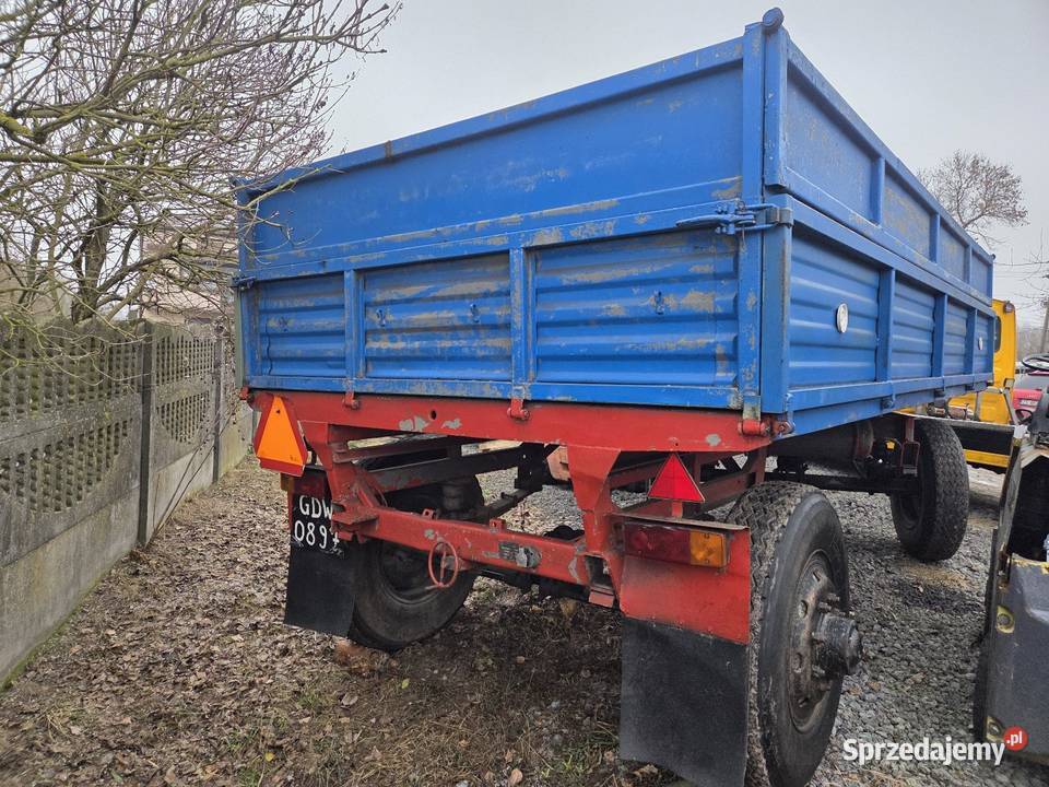 Przyczepa rolnicza Autosan D50 6ton transport nieuszkodzony Złoczew