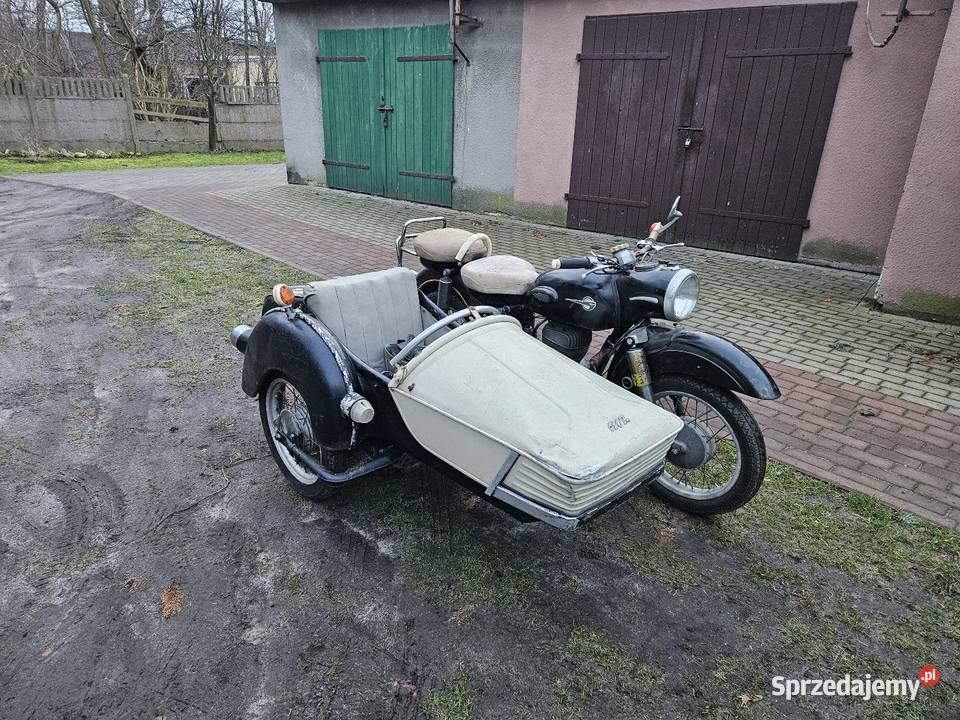 Mz Jaskółka z wózkiem bocznym Motocykle, skutery, quady Nowa Sól