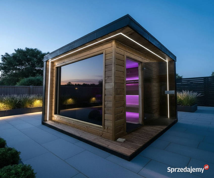 SAUNA OGRODOWA CUBE LUX 260 x 240