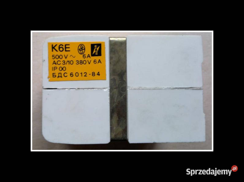 stycznik K6E 6A 660V cewka 42V AC Dąbrowa Górnicza