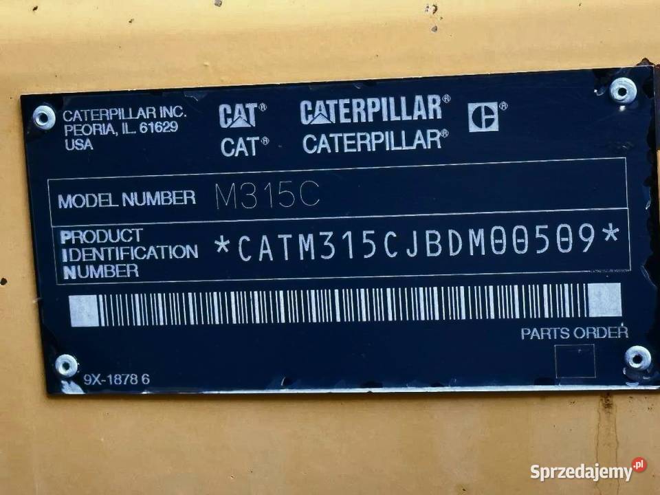 Koparka kolowa Cat Caterpillar M 315 C Klimatyzacja mazowieckie Warszawa