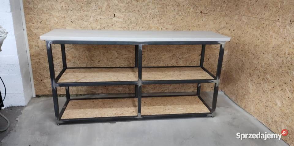 Mocny stół do garażuwarsztatu Metalowa rama HIT Miedziana Góra sprzedam