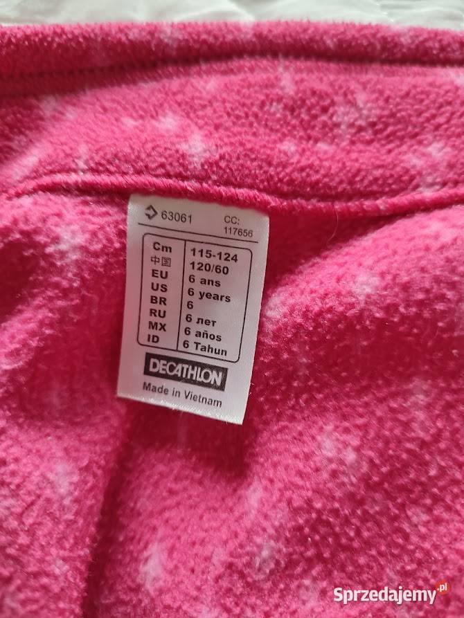 Bluza polar turystyczny Quechua r 115124 6 lat różowy Białystok