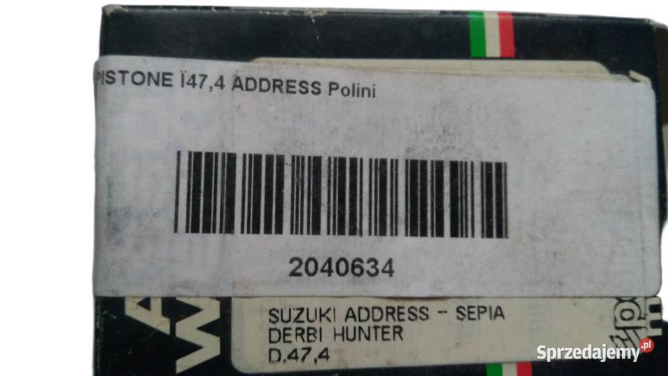 TŁOK ASSO WERKE POLINI 474 mm PIAGGIO GILERA Bielsk Podlaski