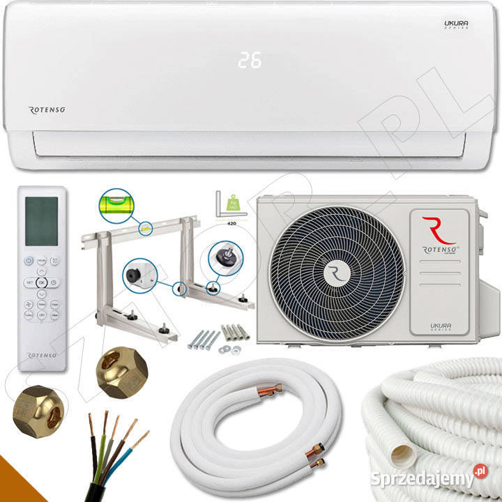 Klimatyzator ROTENSO UKURA X 3538 WiFi zestaw Mińsk Mazowiecki