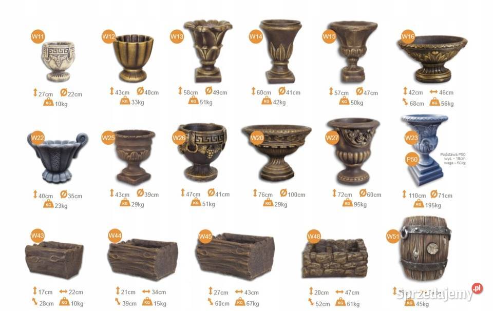 NOWOŚĆ Donica z betonu doniczki na taras do Rzeszów