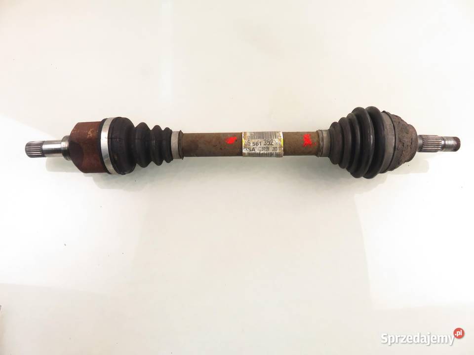 PÓŁOŚ LEWA PRZEDNIA PEUGEOT 308 CC 16 9656135280 Półosie