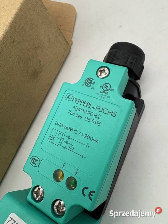 Pepperl Fuchs NJ40U10E2 087418 Czujnik mazowieckie Warszawa
