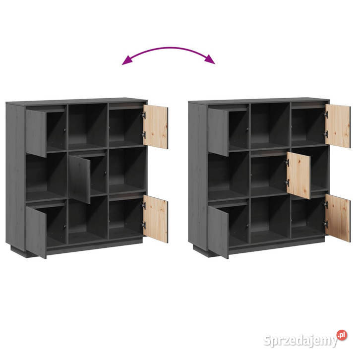 Szafka szara 1105x35x117 lite drewno sosnowe mazowieckie Warszawa sprzedam