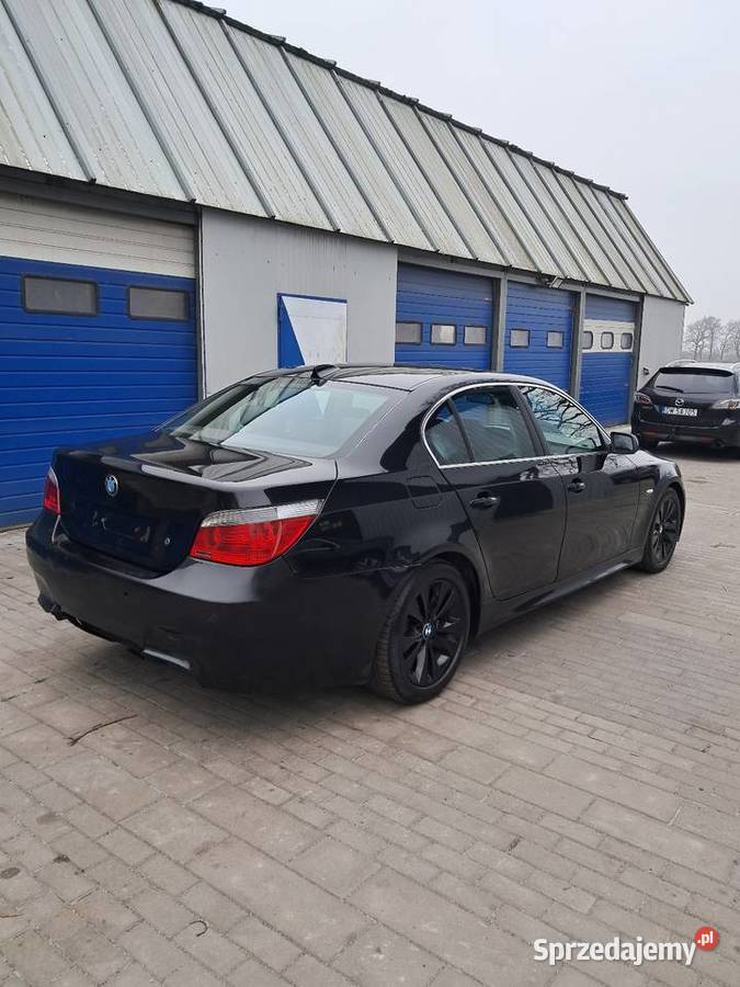 BMW E60 czarny Seria 5 Wrocław