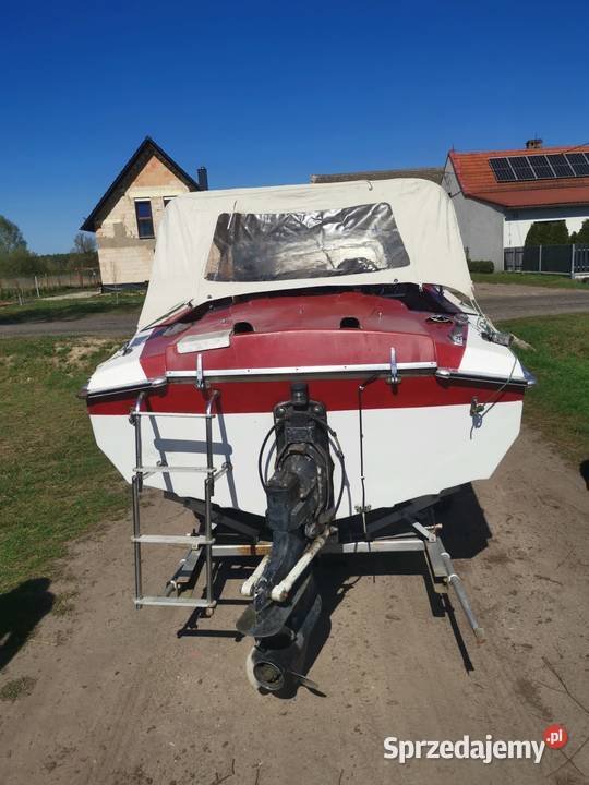 Motorówka z przyczepa do transportu łodzi opolskie Wołczyn sprzedam