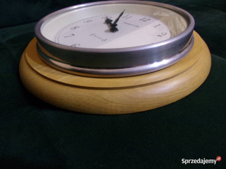 Zegar ścienny Baskerville Woodstock na biały Zegary Zegary mazowieckie