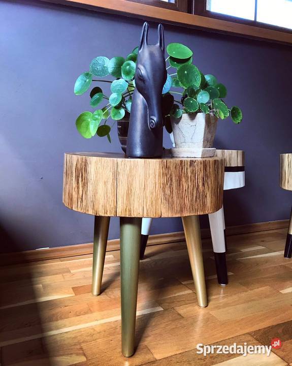 Dębowy stołek Oborniki Śląskie sprzedam