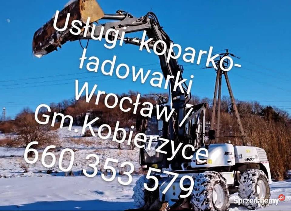 Usługi koparko ładowarki Bielany Wrocławskie usługi budowlane