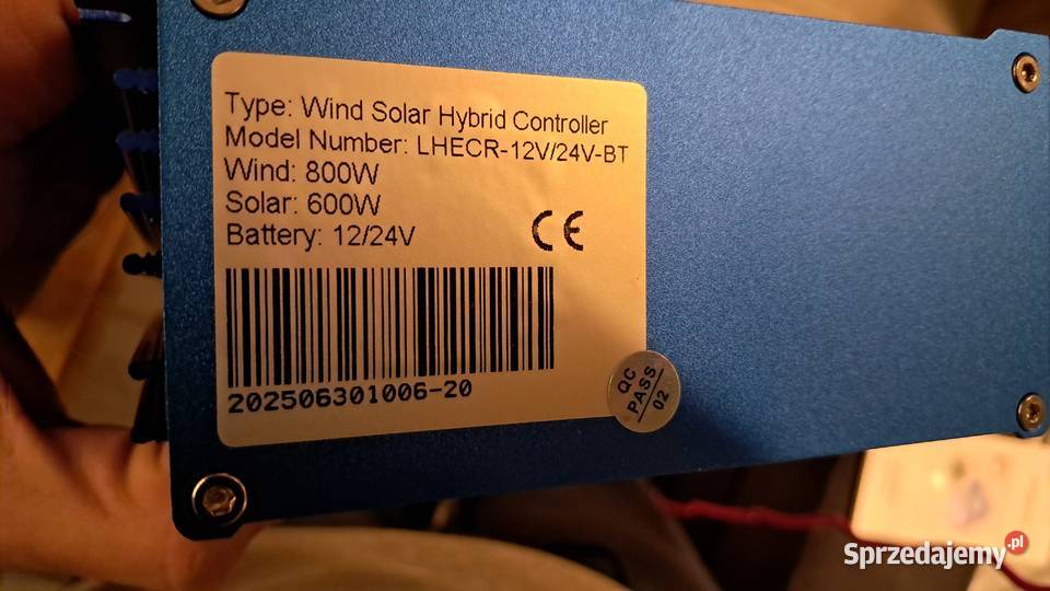 Kontroler hybrydowy MPPT Wind 800W Solar 600W Ostrów Wielkopolski