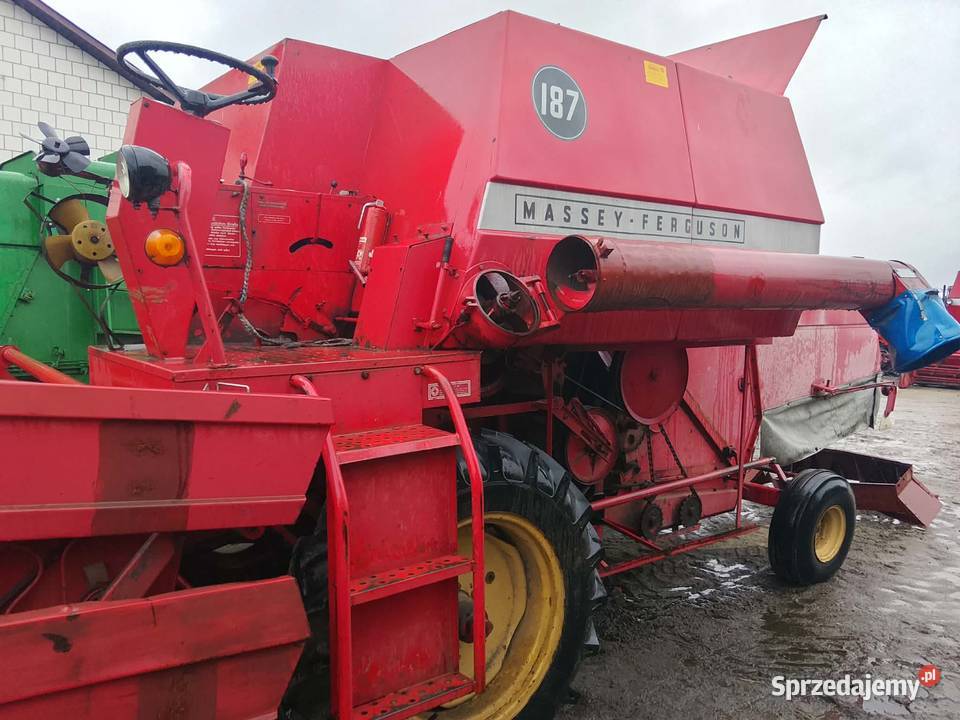 Kombajn zbożowy Massey Ferguson 187 z Zbożowe Skaryszew