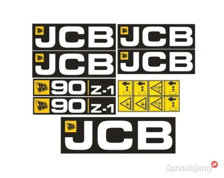 Naklejki oklejenie naklejka JCB 90 Z1 Zamiennik Janików sprzedam