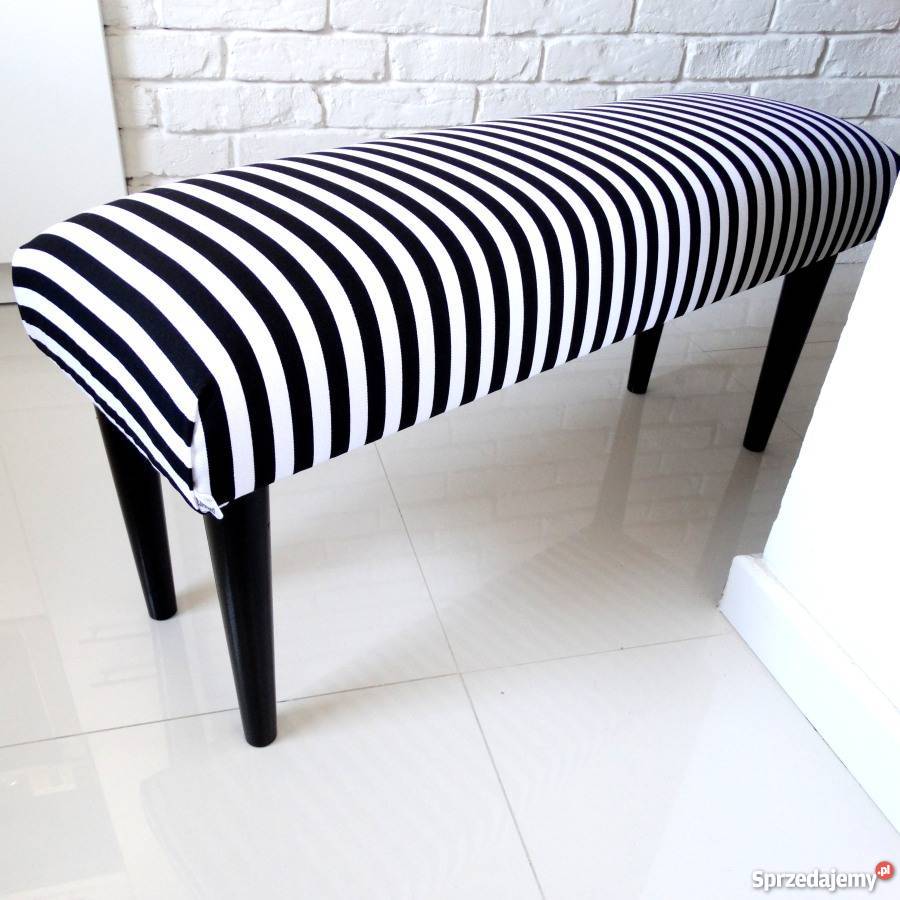 Ławeczka ławki wzorzysta paski paseczki Szczecin sprzedam