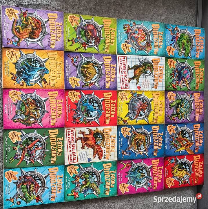 Zatoka dinozaurów cała kolekcja tomy 120 łódzkie