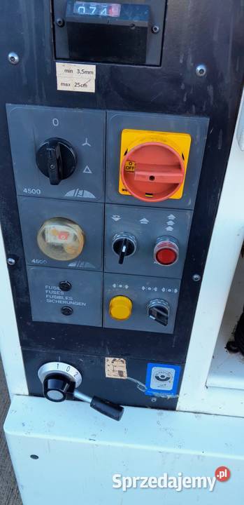 Grubościówka strugarka SCM 520 1725 Naprawa