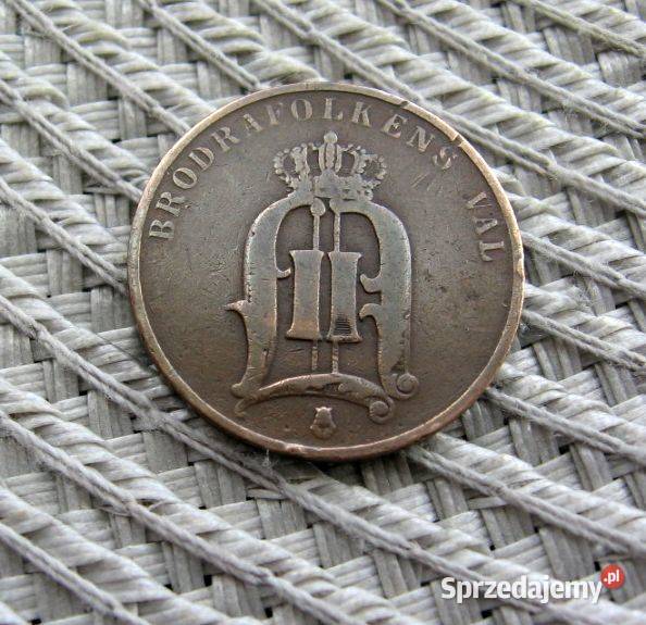 Szwecja 2 Ore 1885r Niski nakład tego rocznika Kolekcje Kalisz