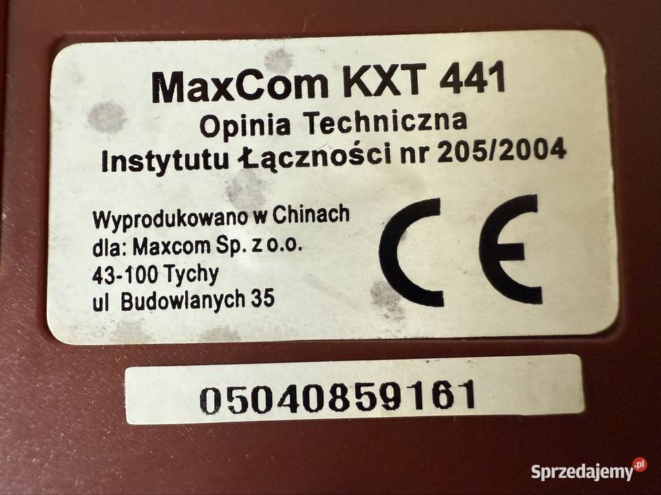 Telefon Stacjonarny Retro MaxCom KXT 441 Vintage śląskie