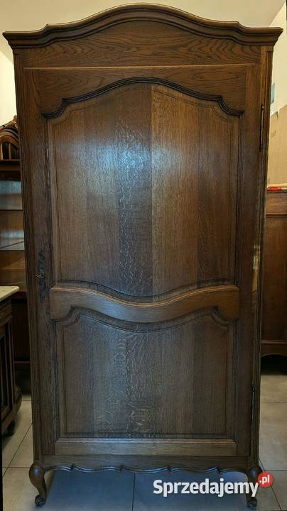ładna dębowa szafa ludwikowskasklep Dąbrowa Antyki, Sztuka, Kolekcje śląskie Dąbrowa Górnicza
