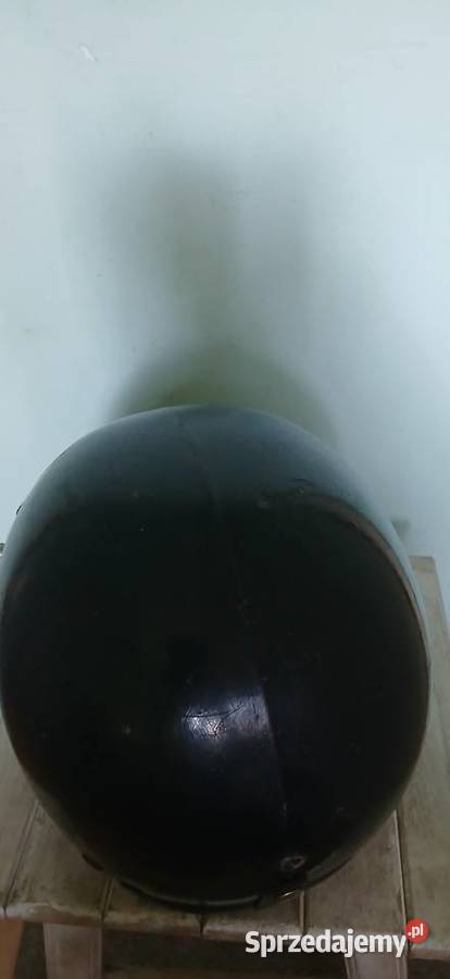 Stary kask motocyklowy z PRL Kaski Kraków