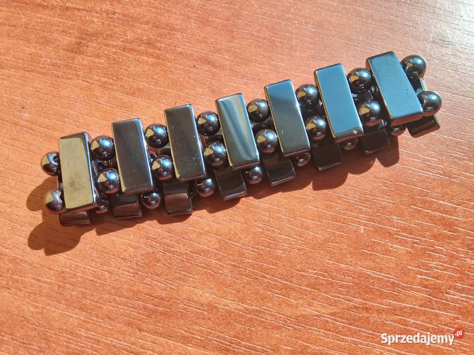 Bransoletka męska hematyt magnetyczna zdrowie Legionowo