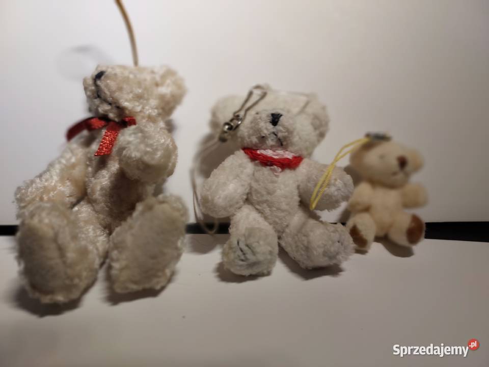 3 małe malutkie misie kolekcjonerskie PRL dolnośląskie Wrocław