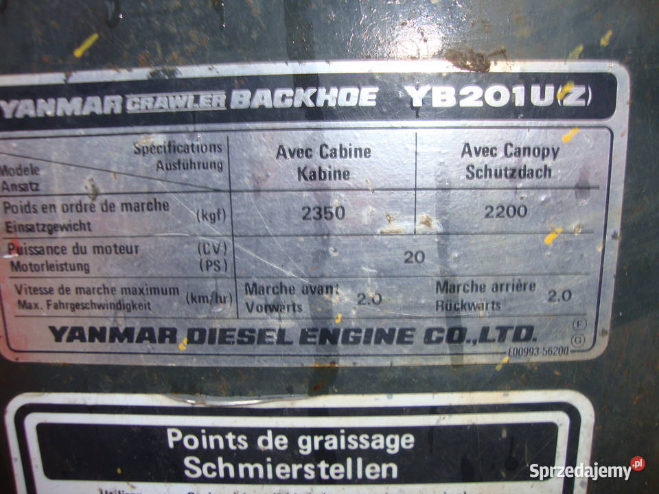 Yanmar VBS VIBRO 25 przesiewacz płytowy Czaplinek