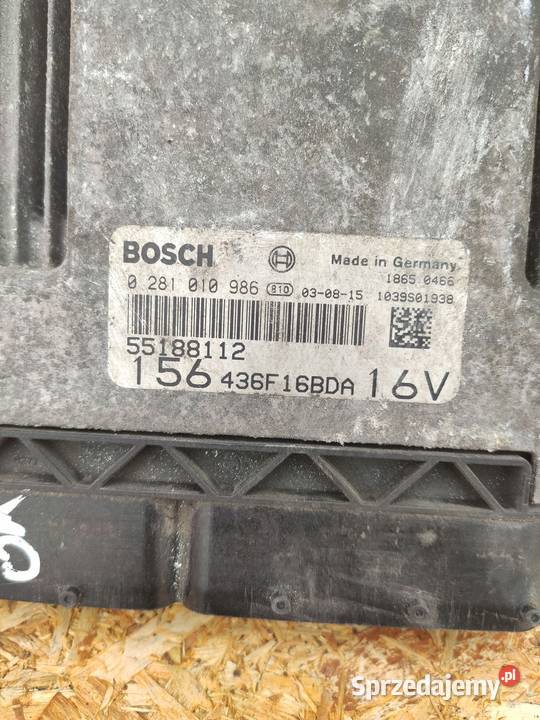 STEROWNIK SILNIKA KOMPUTER ALFA 156 0281010986