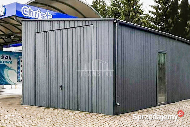 Garaż Blaszany 5x6m Brama dwuskrzydłowa Okno warmińsko-mazurskie Mrągowo sprzedam