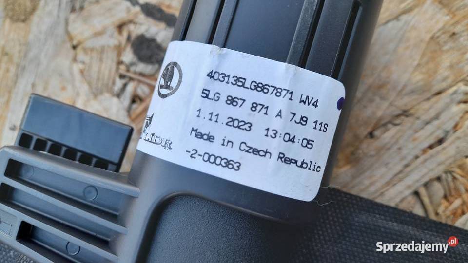 ROLETA BAGAŻNIKA SKODA ENYAQ IV 5LG867871A Rolety bagażnika zachodniopomorskie