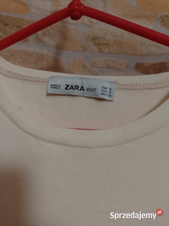 36S ZARA Ekskluzywna sukienka Dzianinowa z czarny