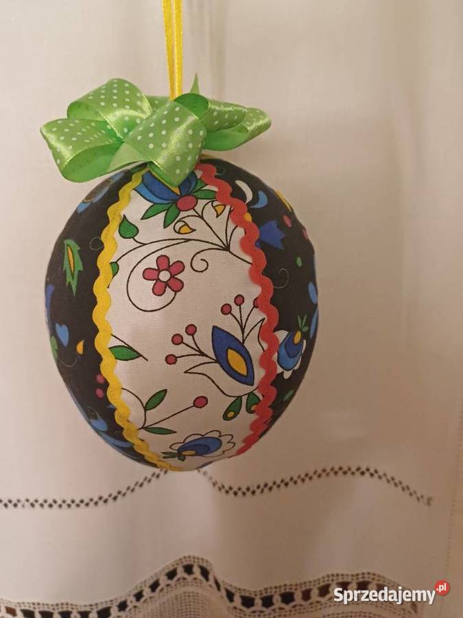 Wielkanoc pisanka z bawełny Kraków sprzedam