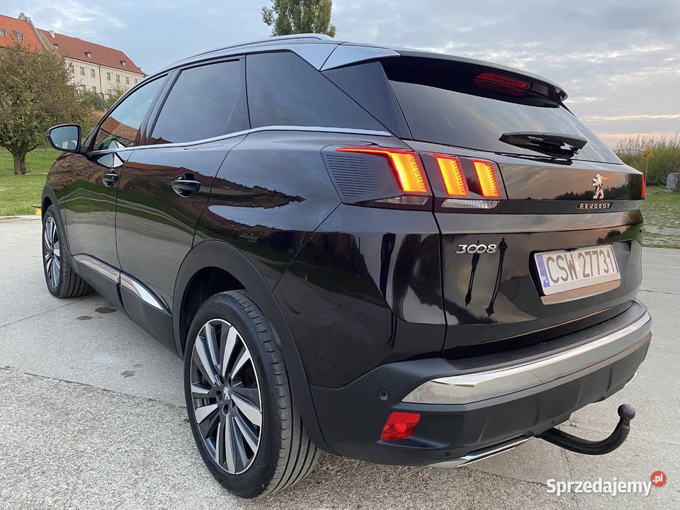 PEUGEOT 3008 20 HDi 177 wersja GT klimatyzacja Motoryzacja Grudziądz