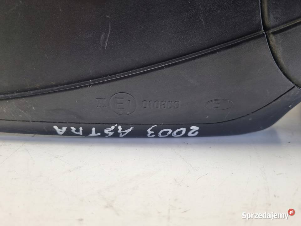PRAWE LUSTERKO Opel Astra G 9809r PASAŻERA 5 pin osobowe Chełm