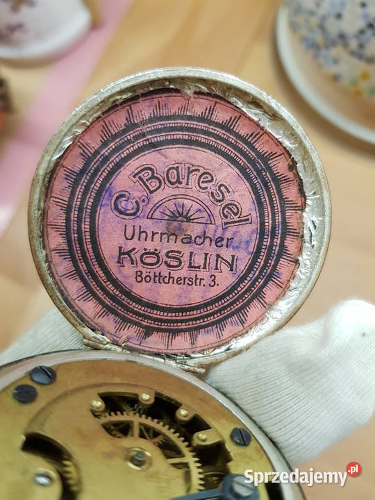 Zegarek kieszonkowy antyk okolicznościowy 1904r Chorzów sprzedam
