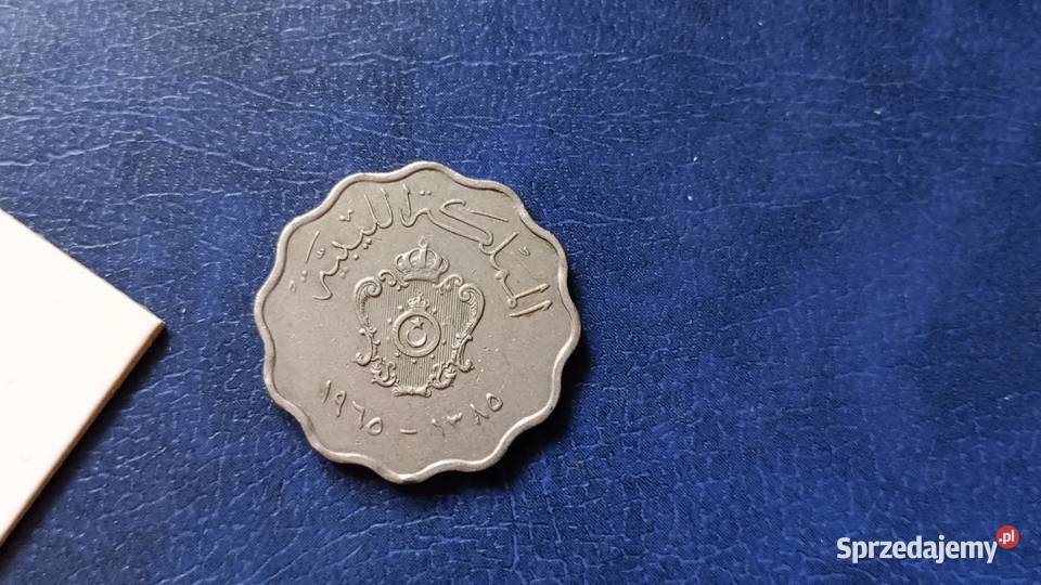 stare monety 50 milim 1965 Libia