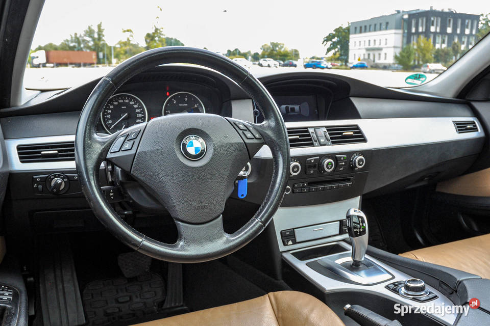 BMW Seria 5 Automat Lift 2009 r Skóry Wrocław